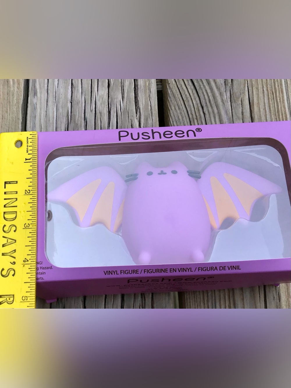 2016 PUSHEEN Cat Bat Halloween Subscription Box Vinyl Figure Toy Decoration - Picture 8 of 11